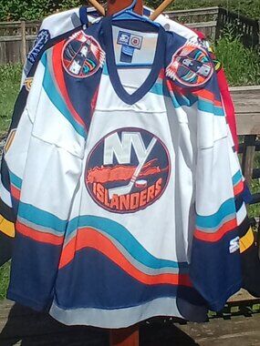 Starter New York Islanders "wave" NHL hockey jersey